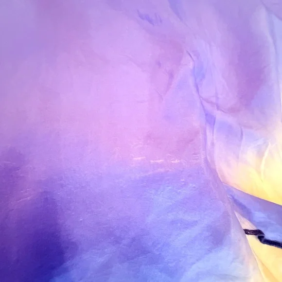 Debbie Katz Silk Blue/Teal Kaftan Cover up Dress Size Small - Picture 10 of 12